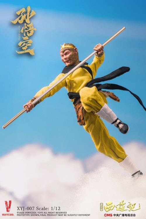Action Figure 1/12 Sun Wukong - Journey to the West (1986) 40th Anniversary Collector's Edition By Very Cool