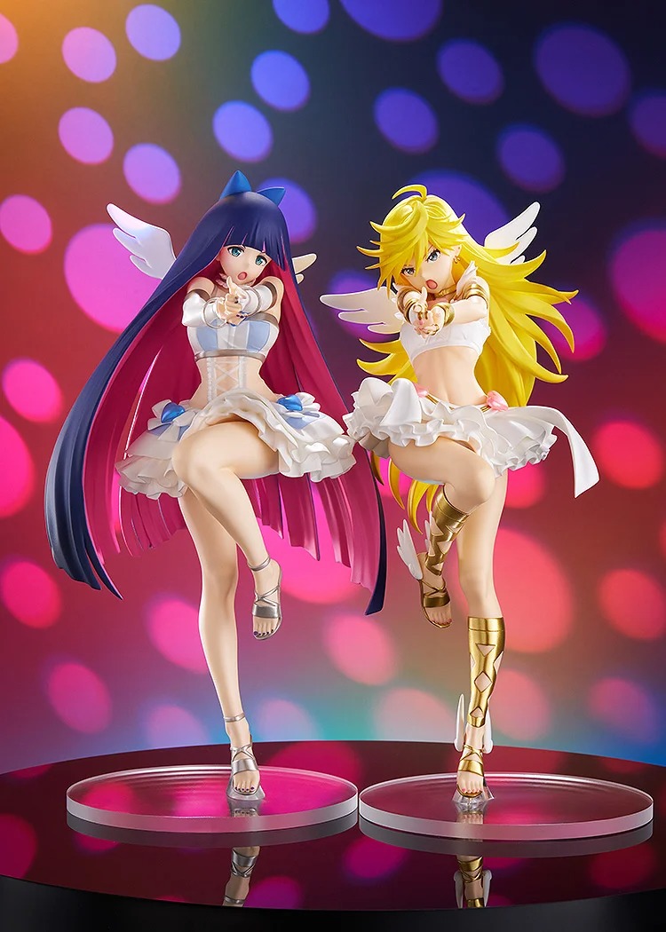 [Set of 2] Pop Up Parade Figure L Size Panty & Stocking Anarchy - Repent Ver. Panty & Stocking with Garterbelt (21cm) By Good Smile Company