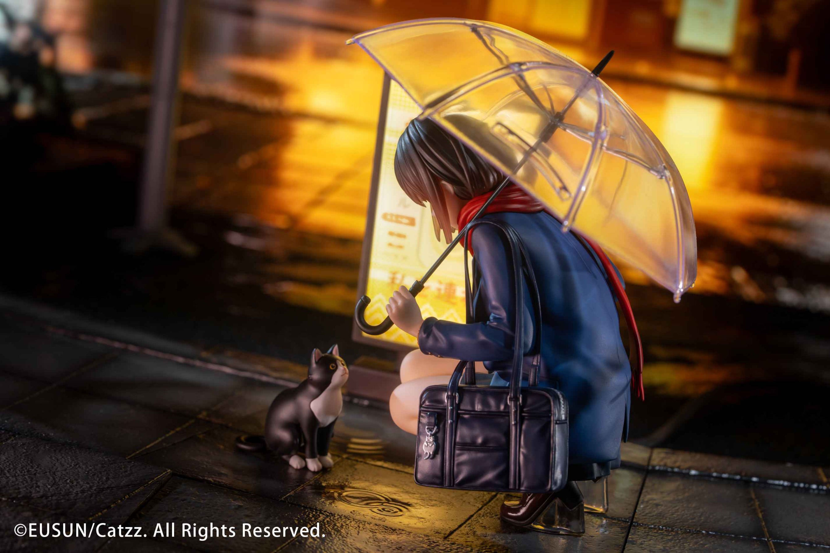 Scaled Figure 1/7 Rainy Days Girl - Illustration by Catzz By Eusun