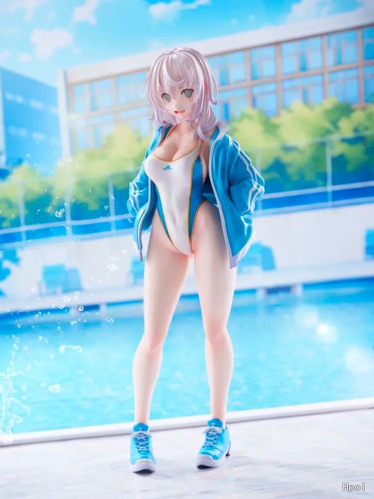 Scaled Figure 1/6 -Sakura- Komari Tsundere Swimming Pool Manager - Illustration by Kekemotsu By KoiKoi