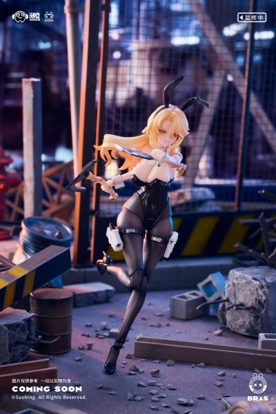 Bunny Rapid Action Squad 1/12 Action Figure Shieldbearer Erena By Sushing