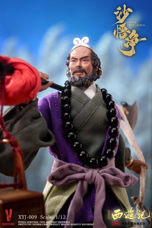 Action Figure 1/12 Sha Wujing - Journey to the West (1986) 40th Anniversary Collector's Edition By Very Cool
