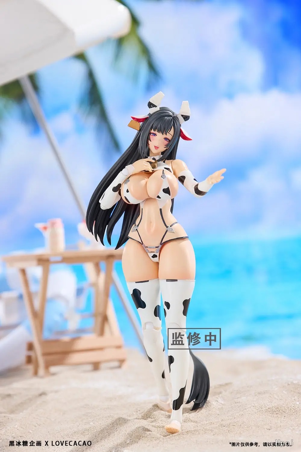 Action Figure 1/12 Milky White Cow Girl / Hei Bing Tang Qi Hua - Illustration by LOVECACAO By Black Rock Sugar