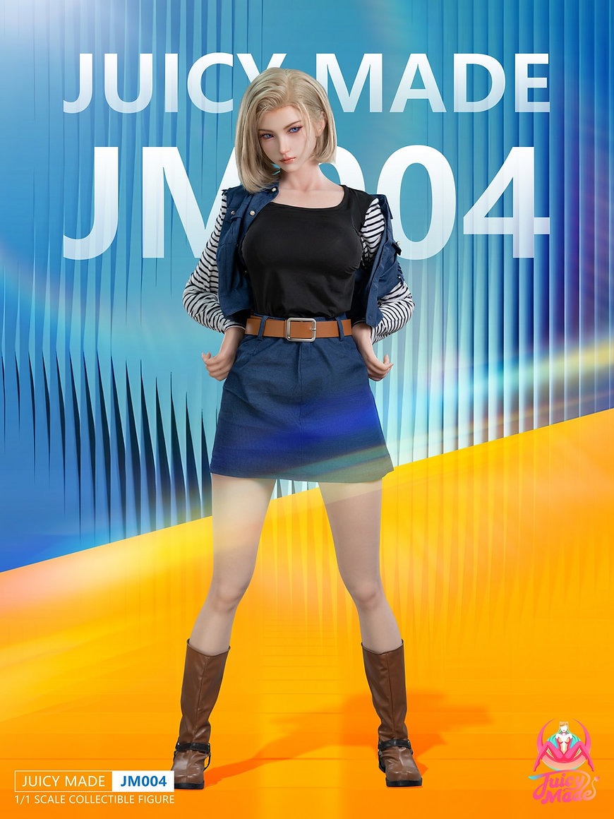 Silicone Real Life Size (168cm) Cast-Off Android 18 - Dragonball Z By Juicy Made Studio