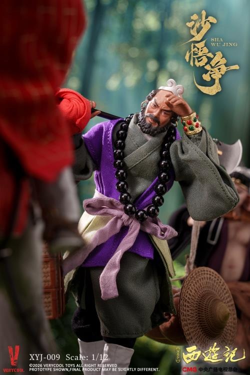 Action Figure 1/12 Sha Wujing - Journey to the West (1986) 40th Anniversary Collector's Edition By Very Cool