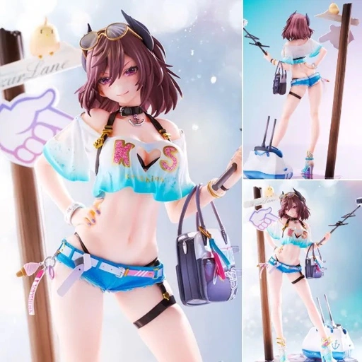 Scaled Figure 1/7 Kirishima - Bravely Summer Ver. Azur Lane By Mimeyoi