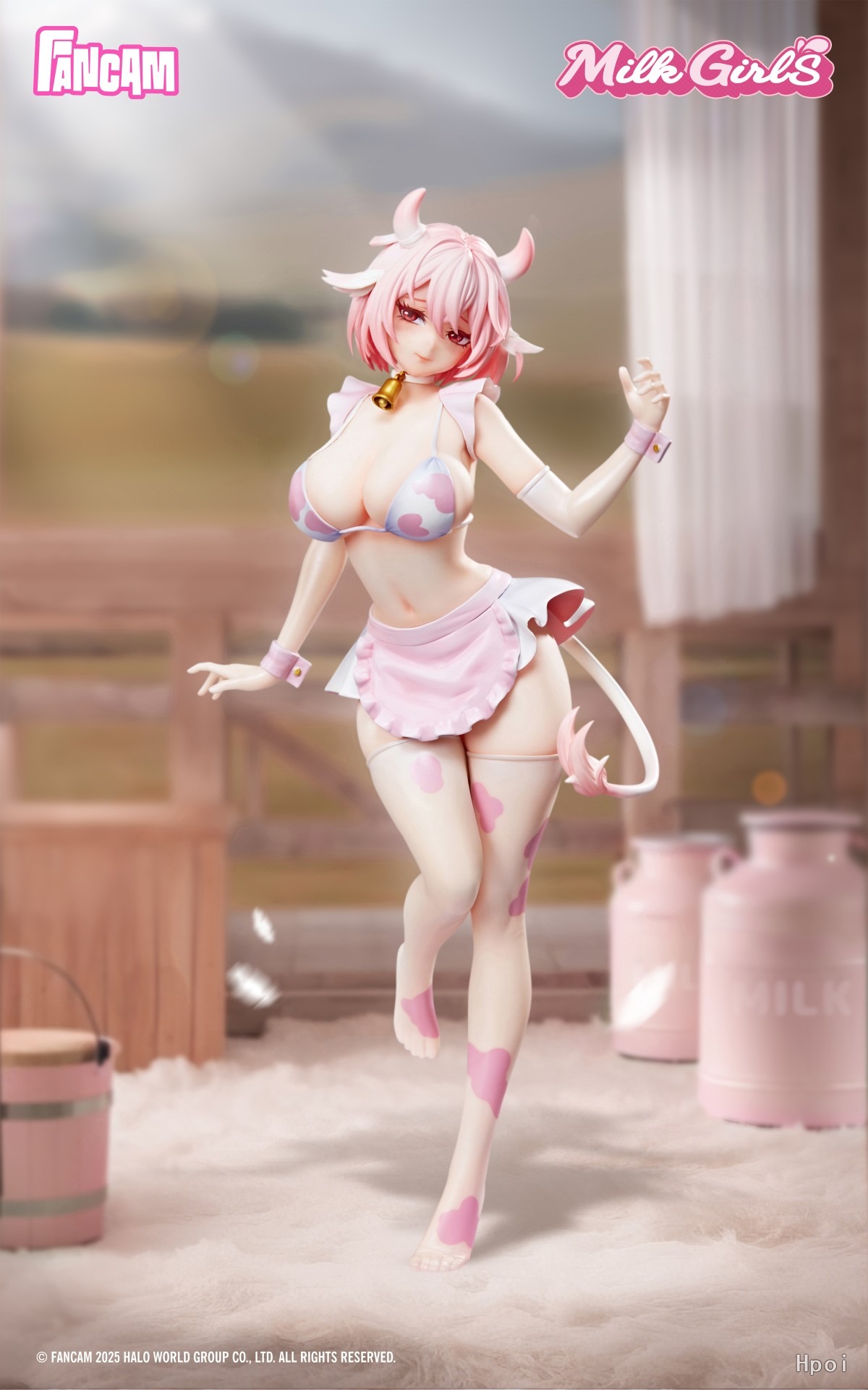 Scaled Figure 1/6 White MilkGirl - Beautiful Girl Series By FANCAM