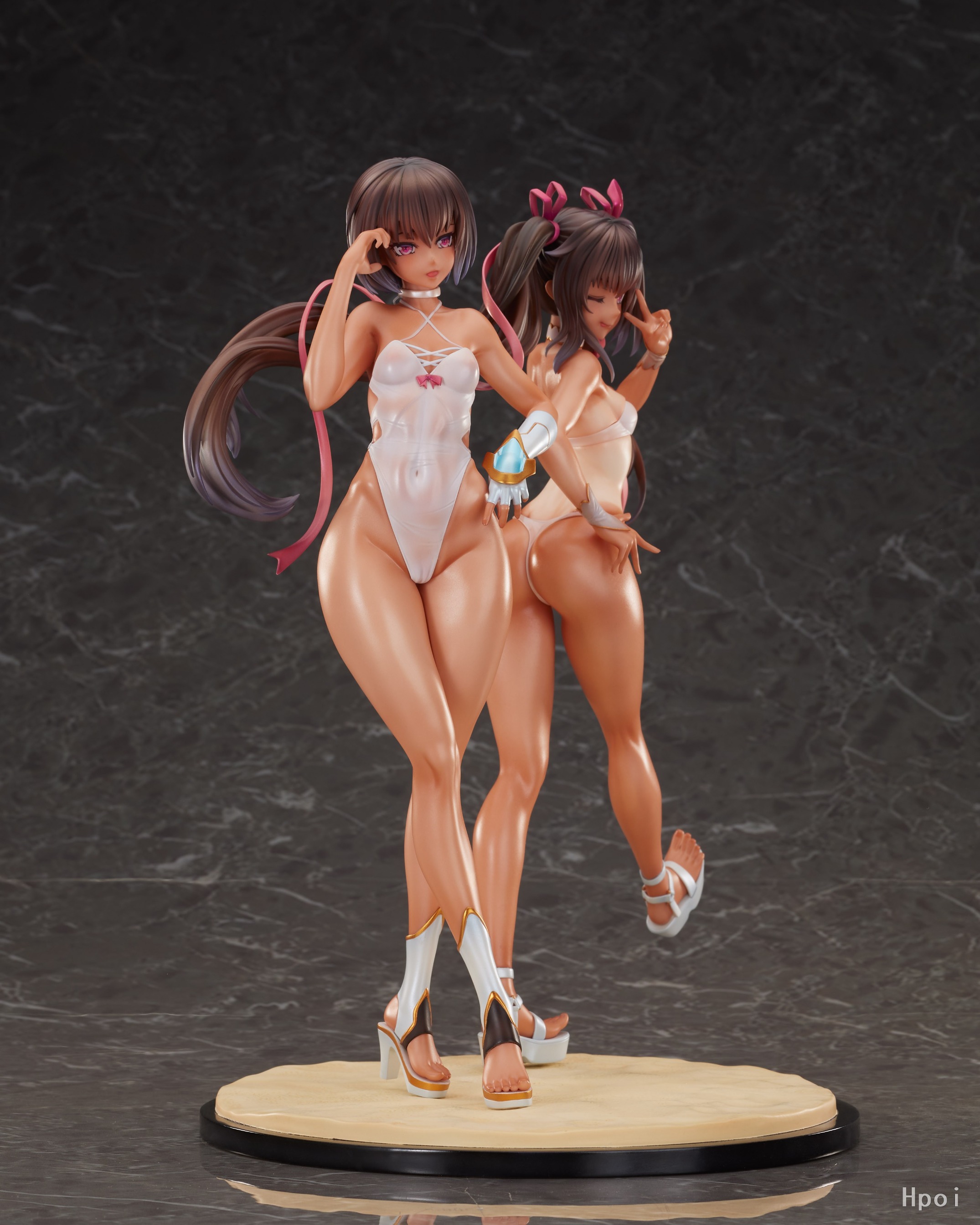 [Set of 2] Scaled Figure 1/6 Adult & Young Yukikaze - Swimsuit Ver. Taimanin RPGX By Magi Arts