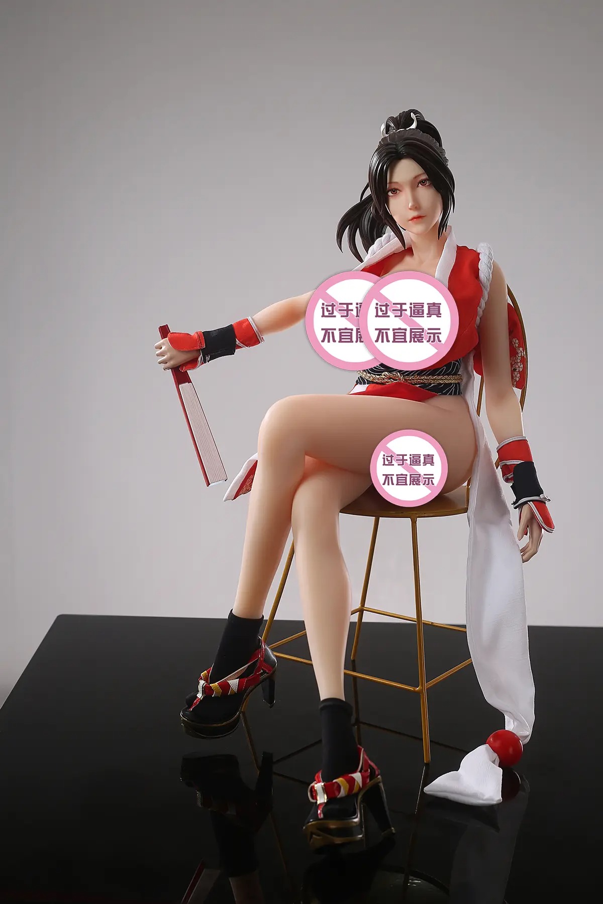[Cast-Off] Silicone Action Figure Mai Shiranui - King of Fighters By Yu Zhai Ren Xing (65cm)