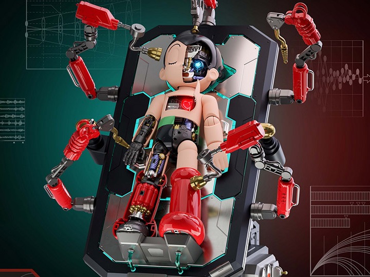 [READY STOCK ITEM] TRON Model Kit Astro Boy - Deluxe Ver. By SIMPLE LEVEL