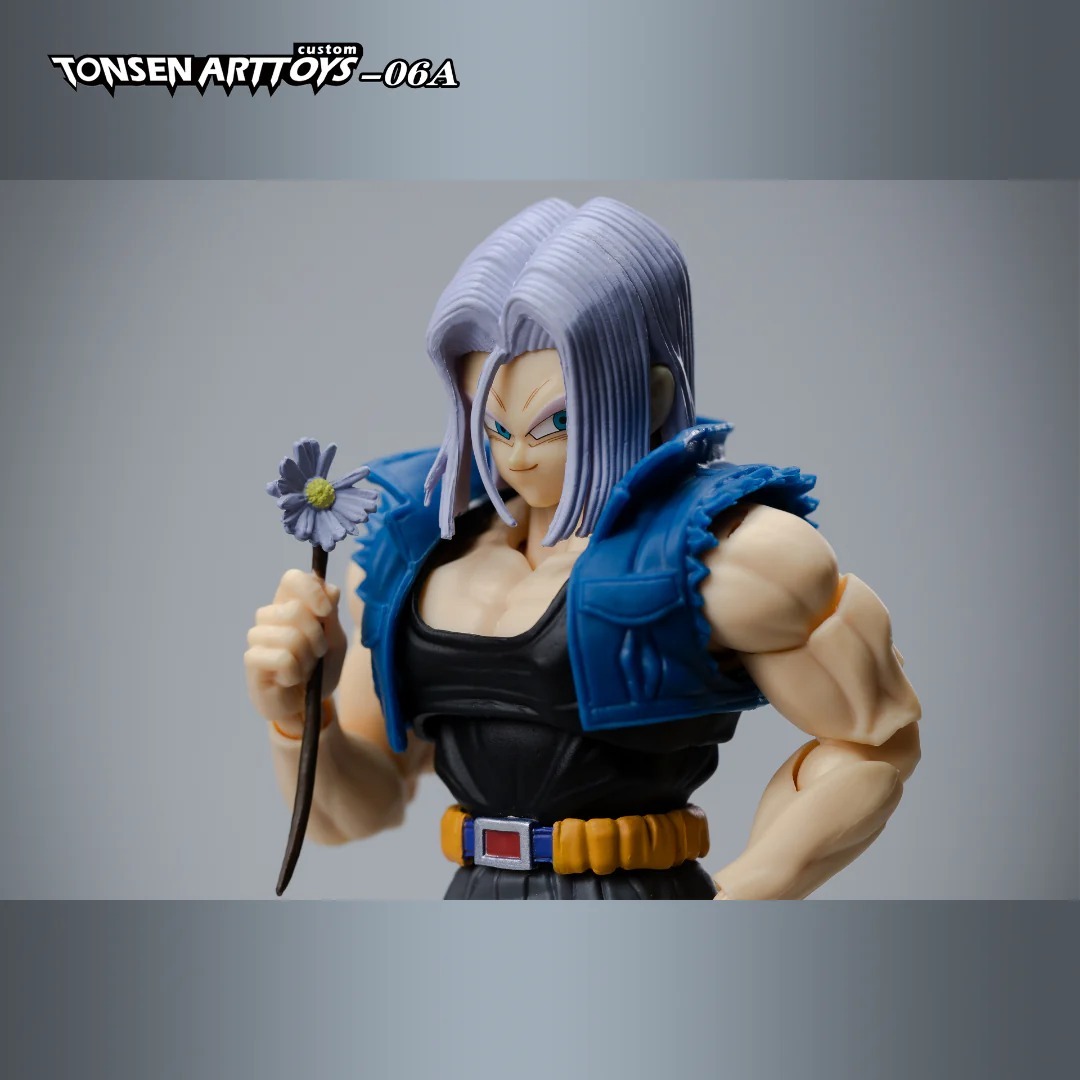 [READY STOCK ULTRA LIMITED ITEM] Action Figure 1/12 (Not SHF S.H.Figuarts) Trunks Unbound Wrath Warped Vengeance A Ver. - Dragonball Z By Tonsen Art Toys