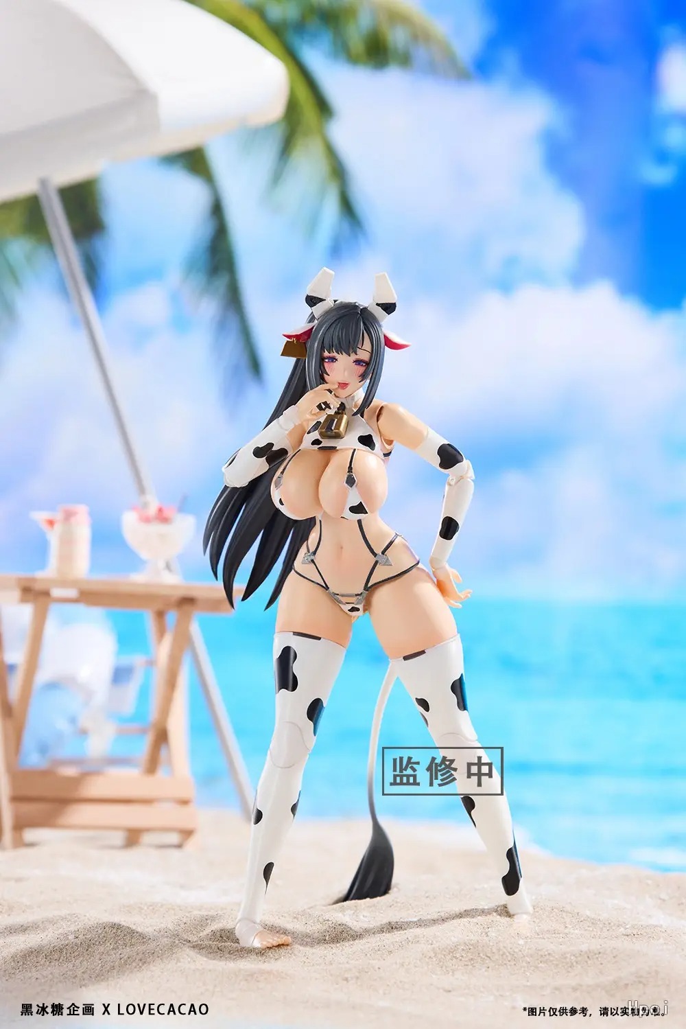 Action Figure 1/12 Milky White Cow Girl / Hei Bing Tang Qi Hua - Illustration by LOVECACAO By Black Rock Sugar