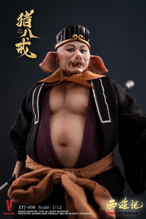 Action Figure 1/12 Zhu Bajie - Journey to the West (1986) 40th Anniversary Collector's Edition By Very Cool