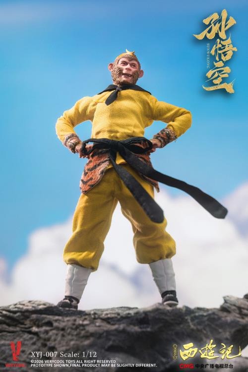 Action Figure 1/12 Sun Wukong - Journey to the West (1986) 40th Anniversary Collector's Edition By Very Cool