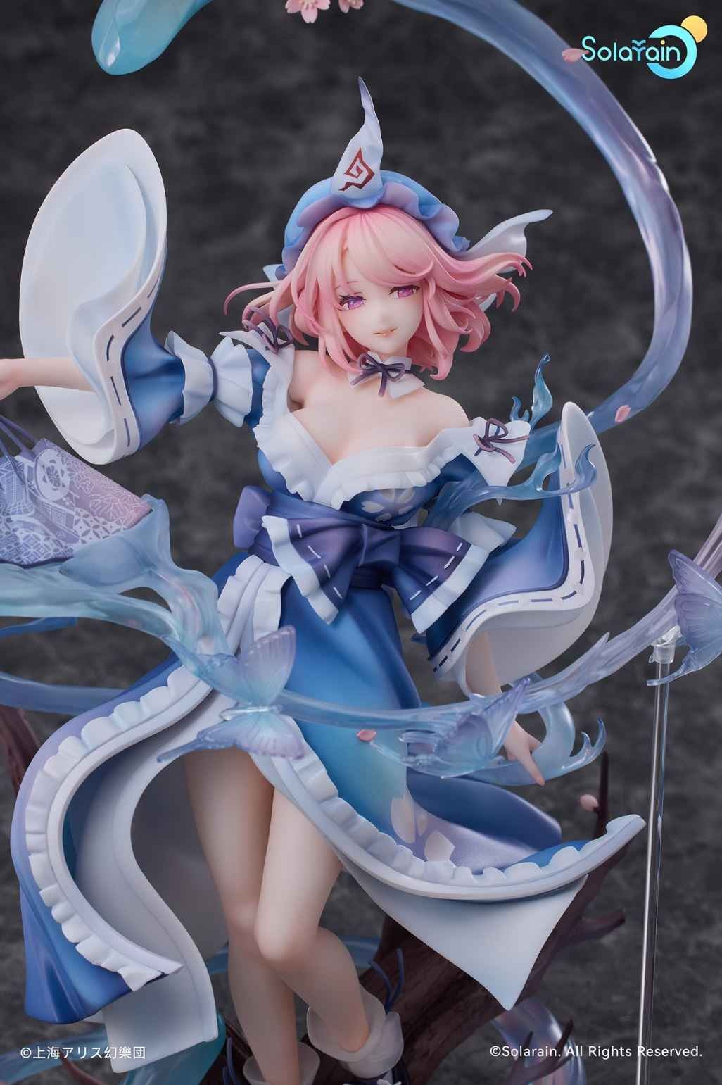 Scaled Figure 1/7 Saigyouji Yuyuko - Natural-Born Ghost Ver. Touhou Project By Solarain
