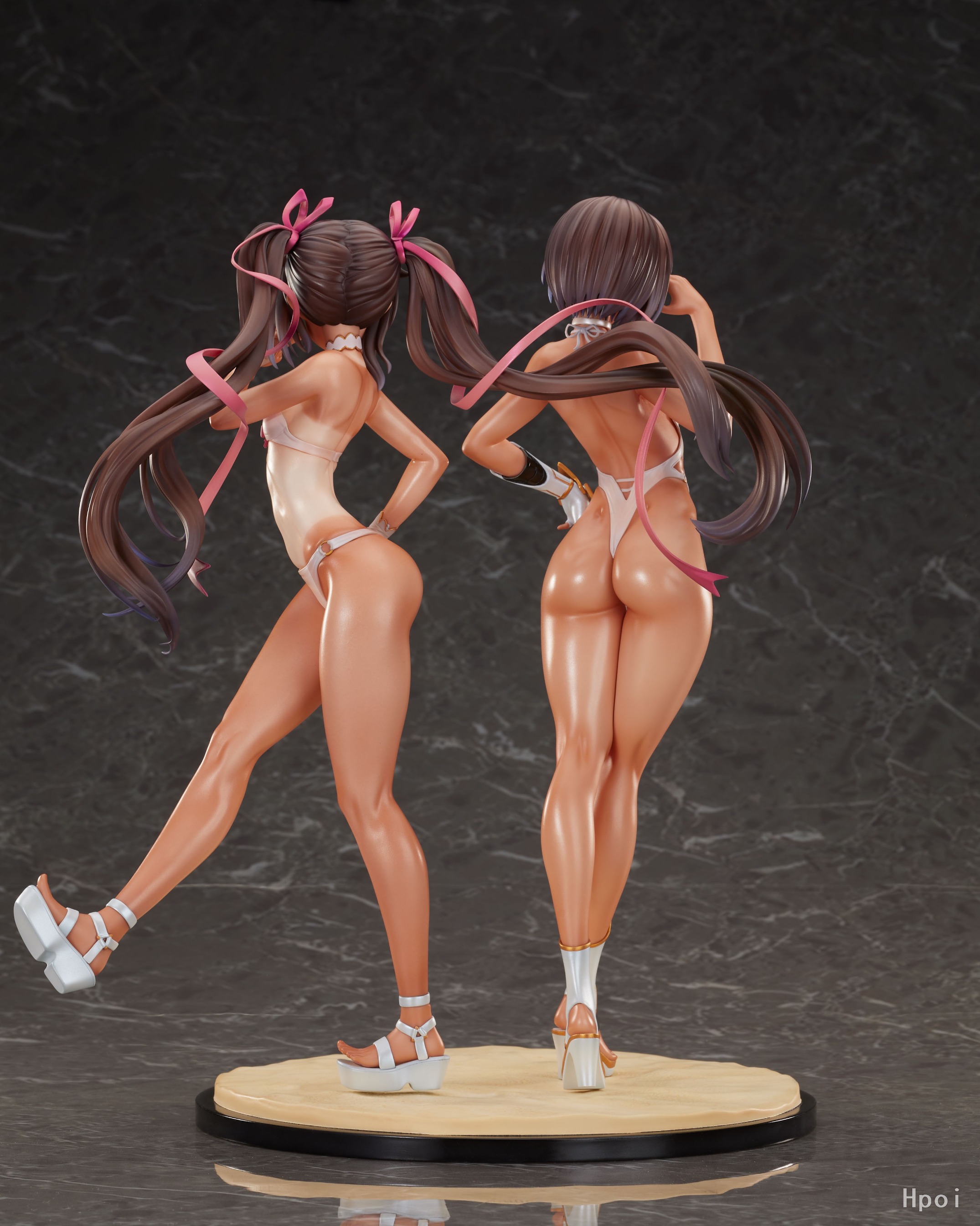 [Set of 2] Scaled Figure 1/6 Adult & Young Yukikaze - Swimsuit Ver. Taimanin RPGX By Magi Arts