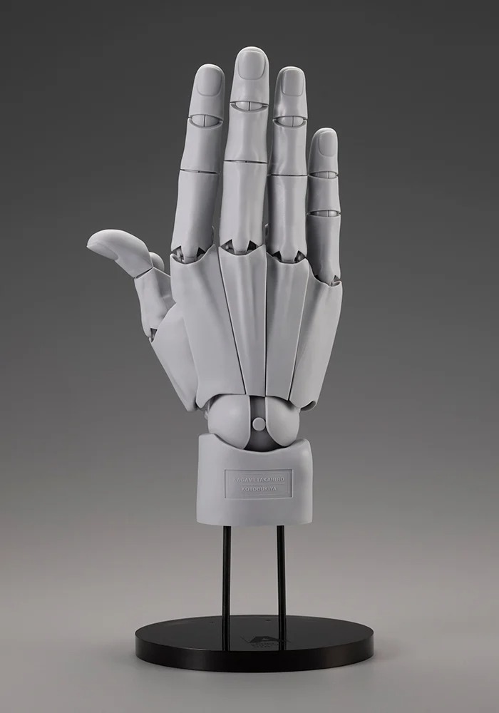 Action Figure Artist Support Item Hand Model Men's/R - Gray Ver. By Kotobukiya