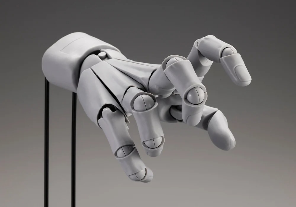 Action Figure Artist Support Item Hand Model Men's/R - Gray Ver. By Kotobukiya