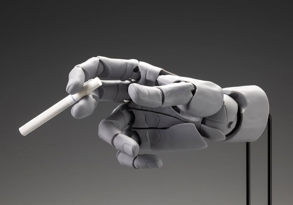 Action Figure Artist Support Item Hand Model Men's/R - Gray Ver. By Kotobukiya