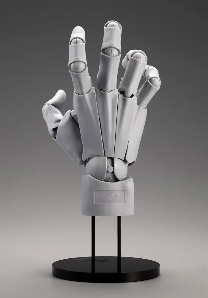 Action Figure Artist Support Item Hand Model Men's/R - Gray Ver. By Kotobukiya