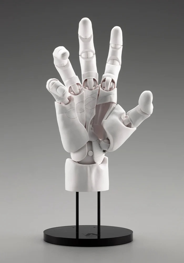 Action Figure Artist Support Item Hand Model Men's/R - White Ver. By Kotobukiya