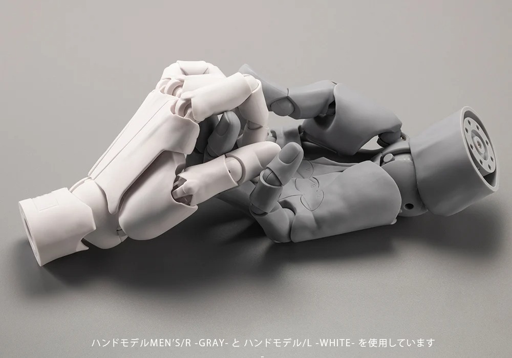 Action Figure Artist Support Item Hand Model Men's/R - White Ver. By Kotobukiya