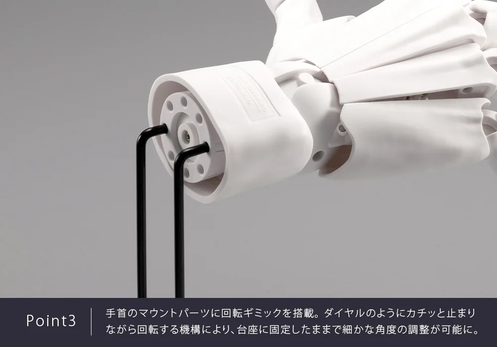 Action Figure Artist Support Item Hand Model Men's/R - White Ver. By Kotobukiya
