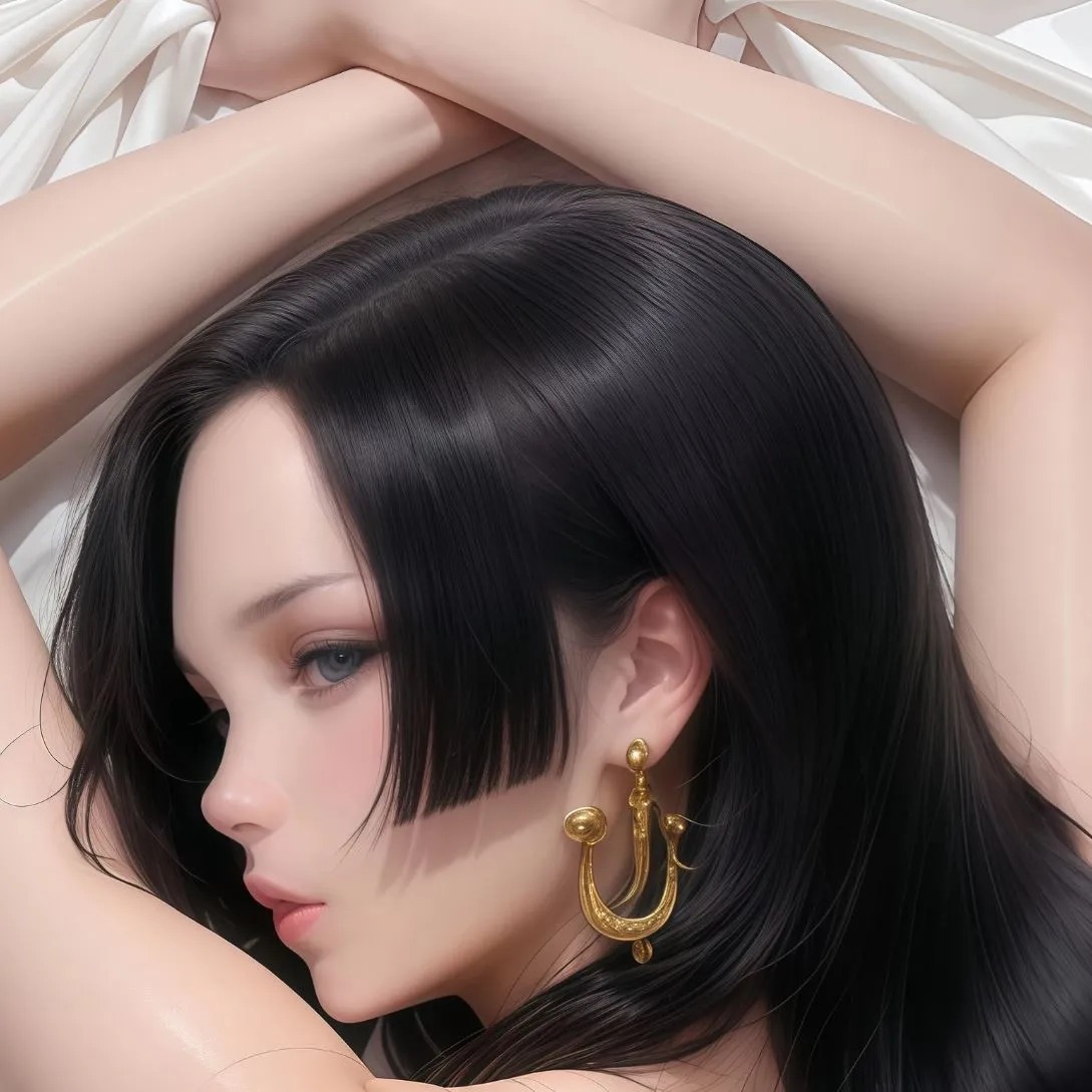Dakimakura 3D Art Boa Hancock - One Piece Pillow Cover Only Premium Version By Otaku Kingdom