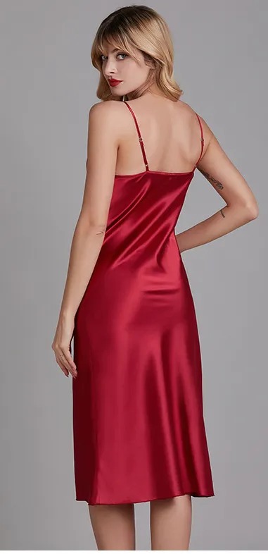 The Aphrodite’s Envy Cowl Neck Satin Slip