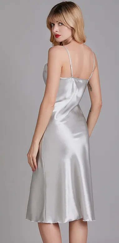 The Aphrodite’s Envy Cowl Neck Satin Slip