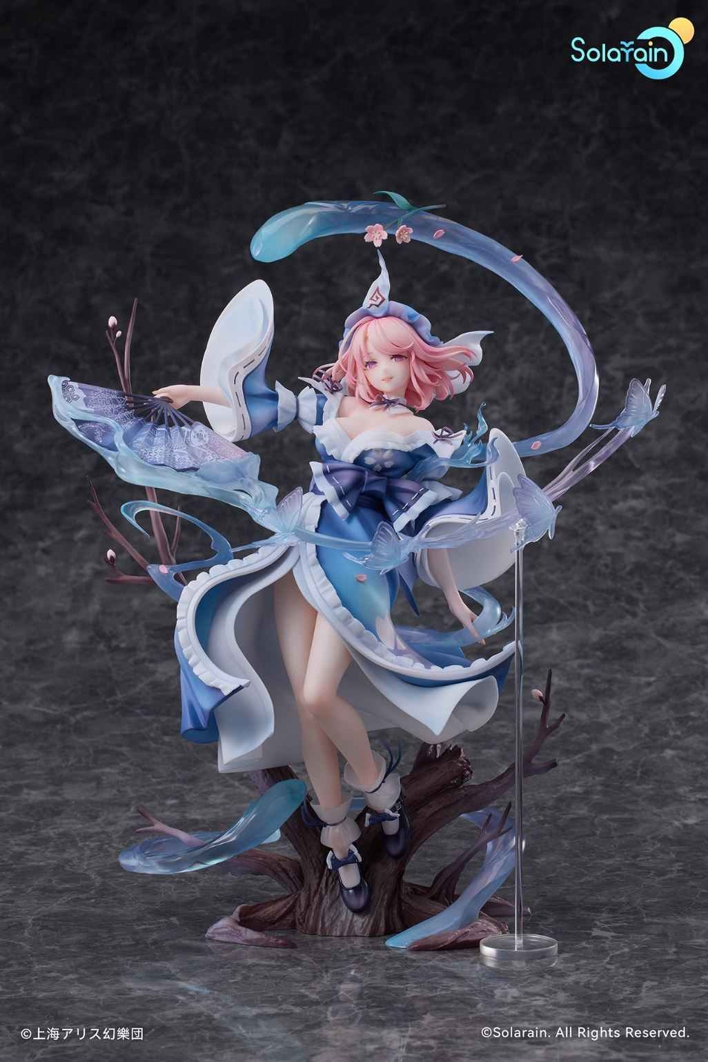Scaled Figure 1/7 Saigyouji Yuyuko - Natural-Born Ghost Ver. Touhou Project By Solarain