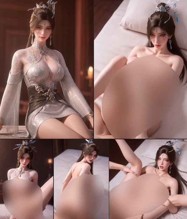 Nangong Xian Er (Tomb Of Fallen God / Shen Mu) – 325 Pcs Uncensored High-Res NSFW Digital Art Collection [No Watermark]