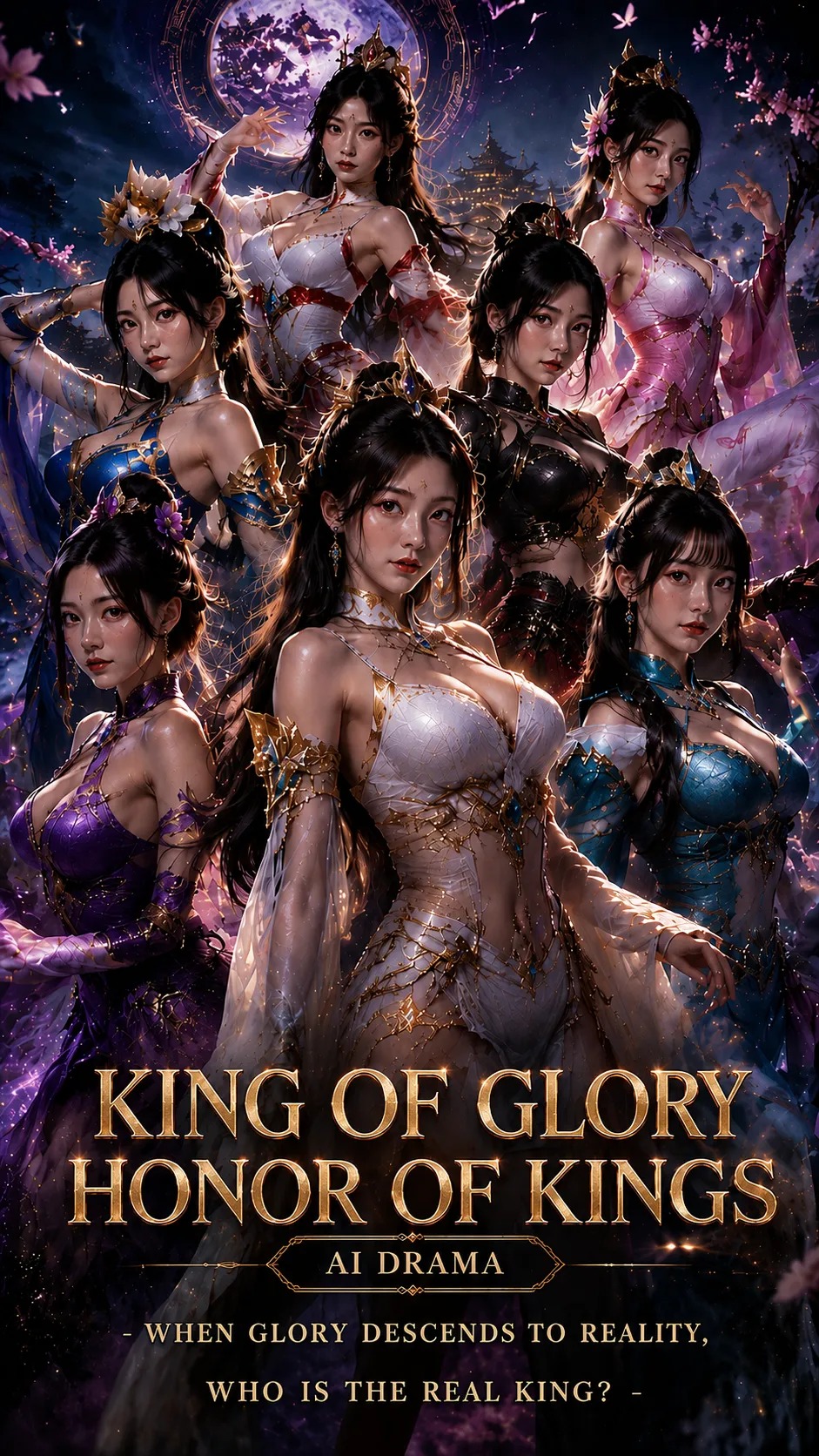 King of Glory / Honor of Kings Girls Collection R18 Hidden Cutscene 9-Min Full Uncensored AI Video (AIAV-031)