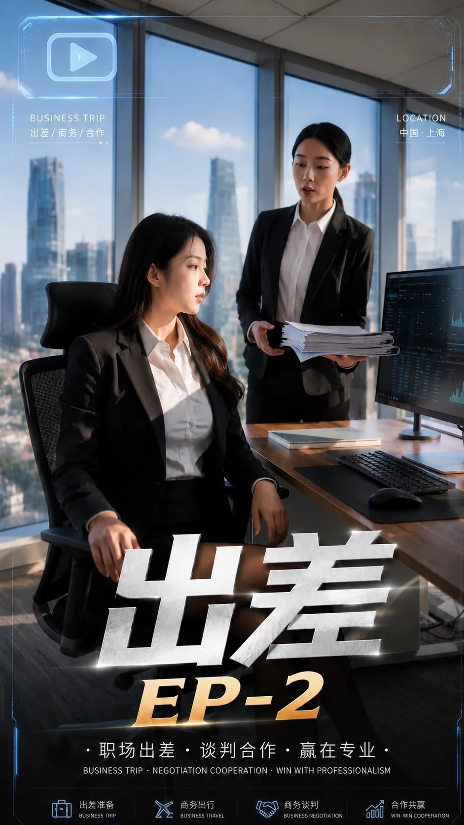 Business Trip R18 Full Uncensored AI Video Eps 1-4 + English Subtitle (AIAV-029) - Office Lady Seduction