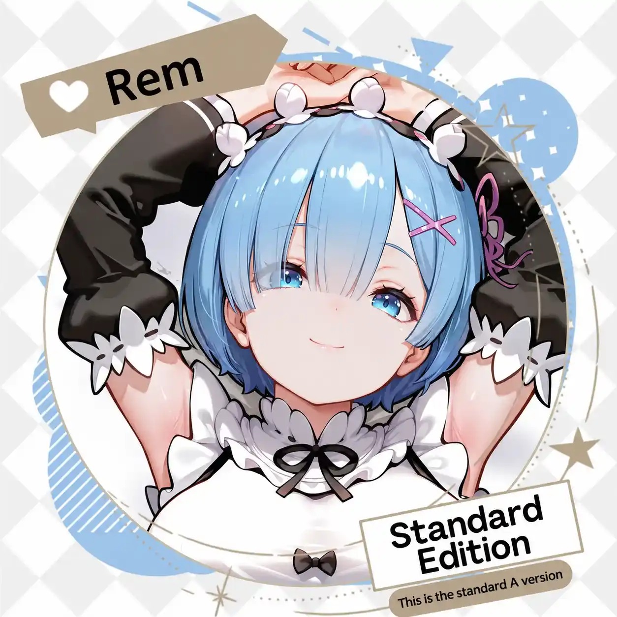 Dakimakura Anime Art Rem - Re:Zero Kara Hajimeru Isekai Seikatsu Pillow Cover Only Premium Version By Otaku Kingdom