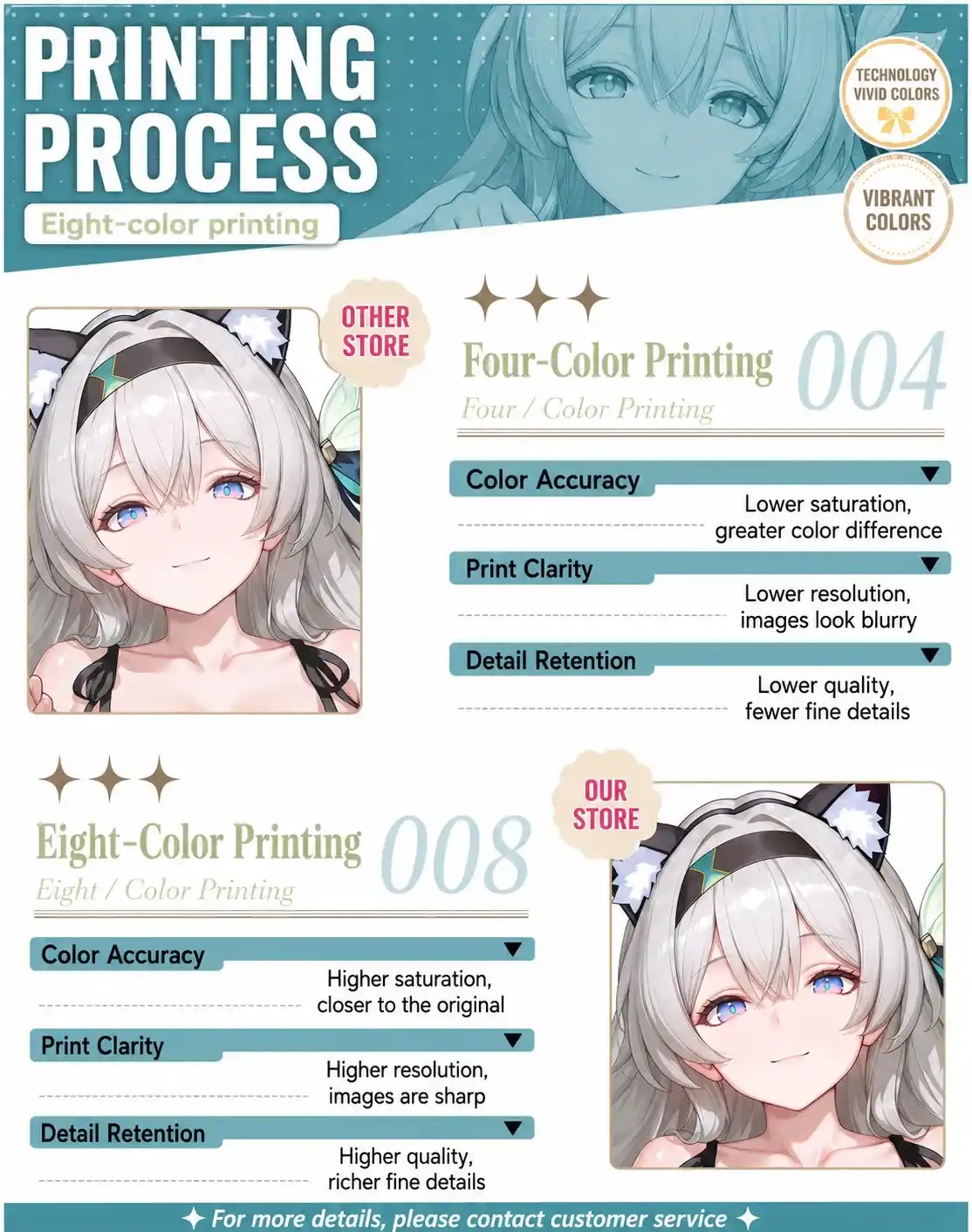 Dakimakura Anime Art Firefly - Honkai Star Rail Pillow Cover Only Premium Version By Otaku Kingdom