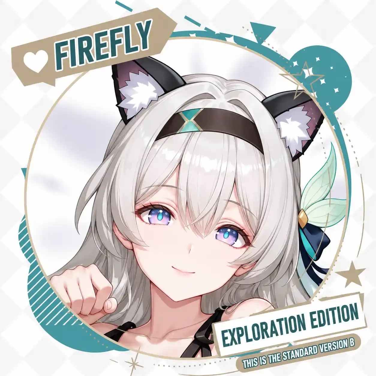 Dakimakura Anime Art Firefly - Honkai Star Rail Pillow Cover Only Premium Version By Otaku Kingdom