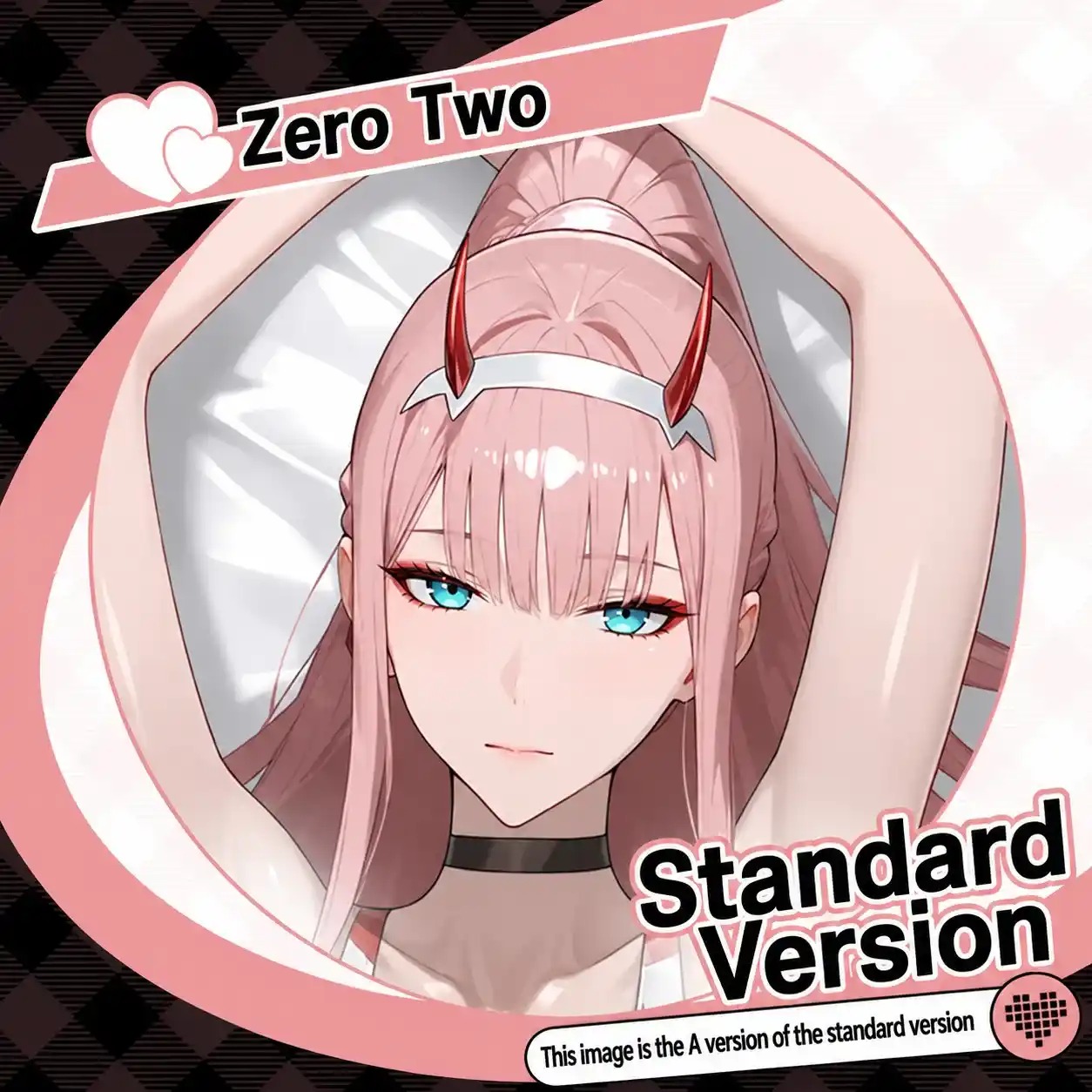 Dakimakura Anime Art Zero Two - Darling In The Franxx Pillow Cover Only Premium Version By Otaku Kingdom