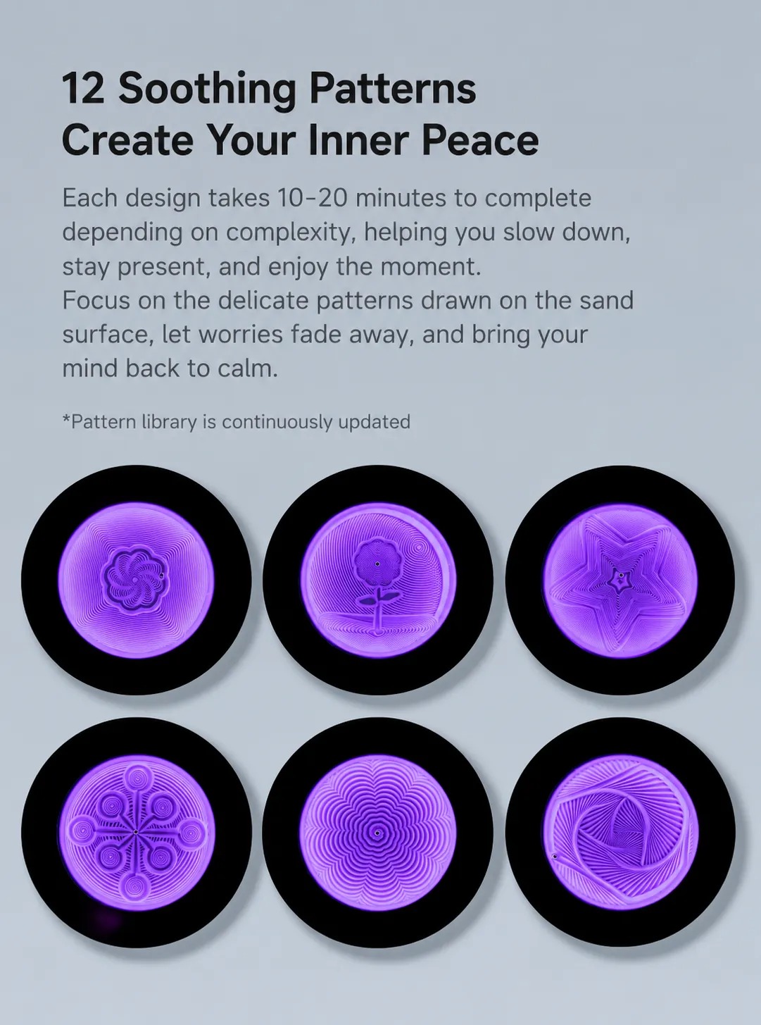 ZENFLOW™ Smart Dynamic Sand Art LED Lamp | Moving Sand Picture 3D | Kinetic Sandscape Bluetooth | Premium Desk Decoration