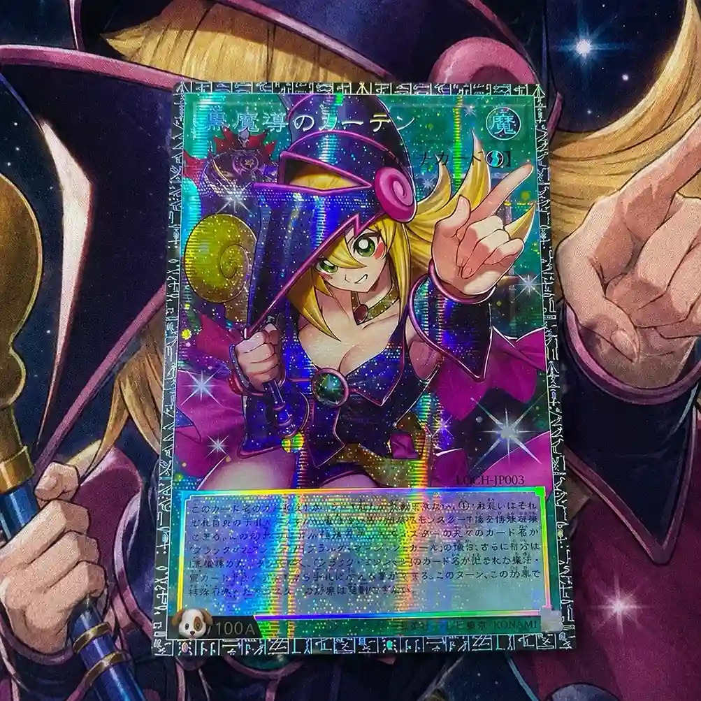 [ULTIMATE RARE ITEM] Dark Magician Girl / Black Magician Girl / Black Magical Curtain Grand Master Rare Serial Number JP LOCH - Yugioh OCG Japanese Original Card Game Japanese