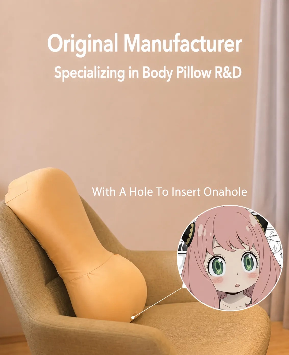 Ergonomic Dakimakura Hug Body Pillow Tifa Lockhart - Final Fantasy 7 Pillow Cover Only Or + Pillow Core By Otaku Kingdom