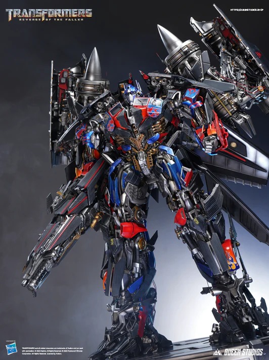 Non Scaled Premium Figure Optimus Prime Jet Power Ver. - Transformer Reverse Of The Fallen By Queen Studios