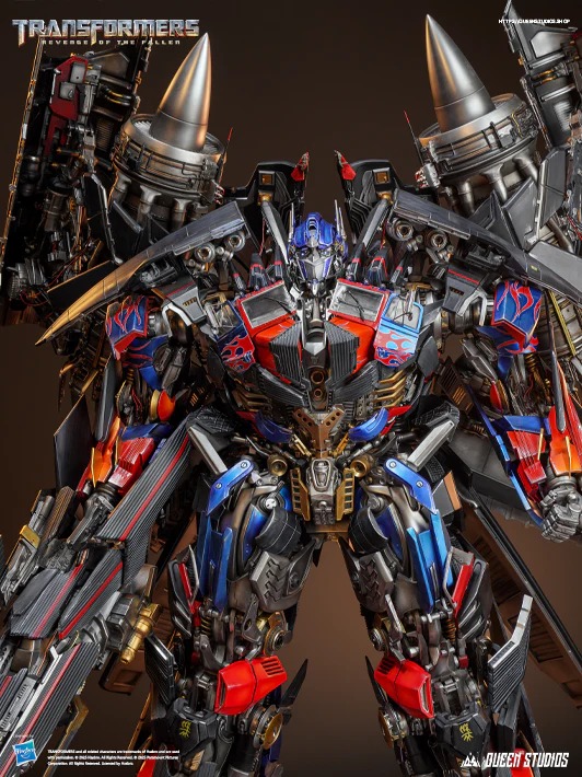 Non Scaled Premium Figure Optimus Prime Jet Power Ver. - Transformer Reverse Of The Fallen By Queen Studios