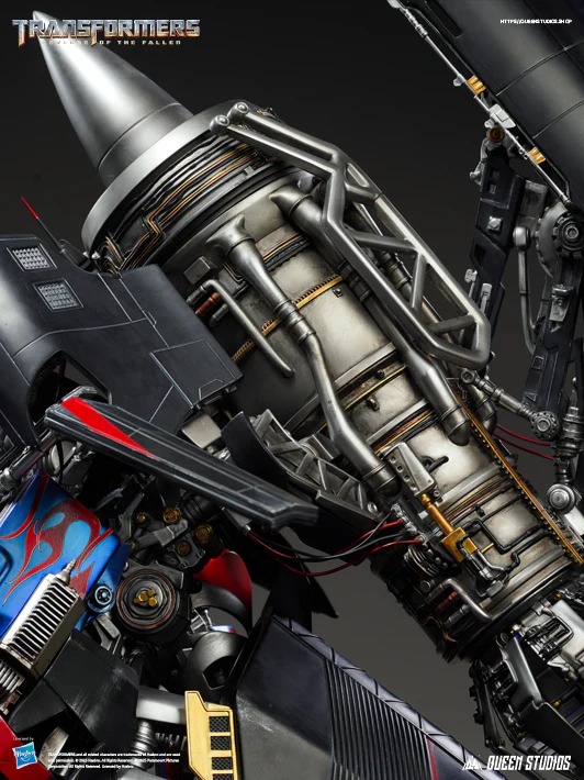 Non Scaled Premium Figure Optimus Prime Jet Power Ver. - Transformer Reverse Of The Fallen By Queen Studios