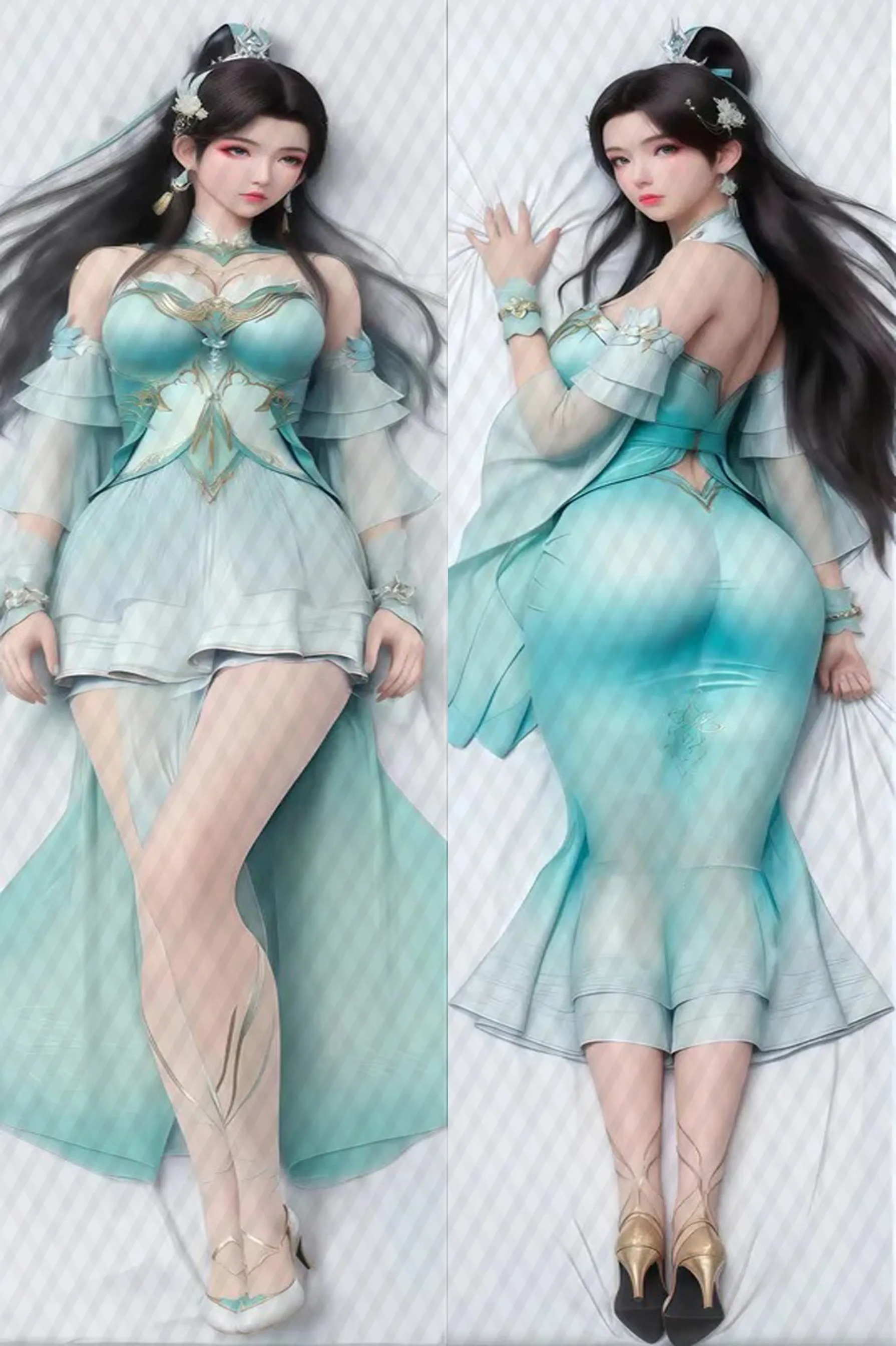Dakimakura 3D Art Pillow Cover Only Xun'er - Battle Through The Heavens By Otaku Kingdom