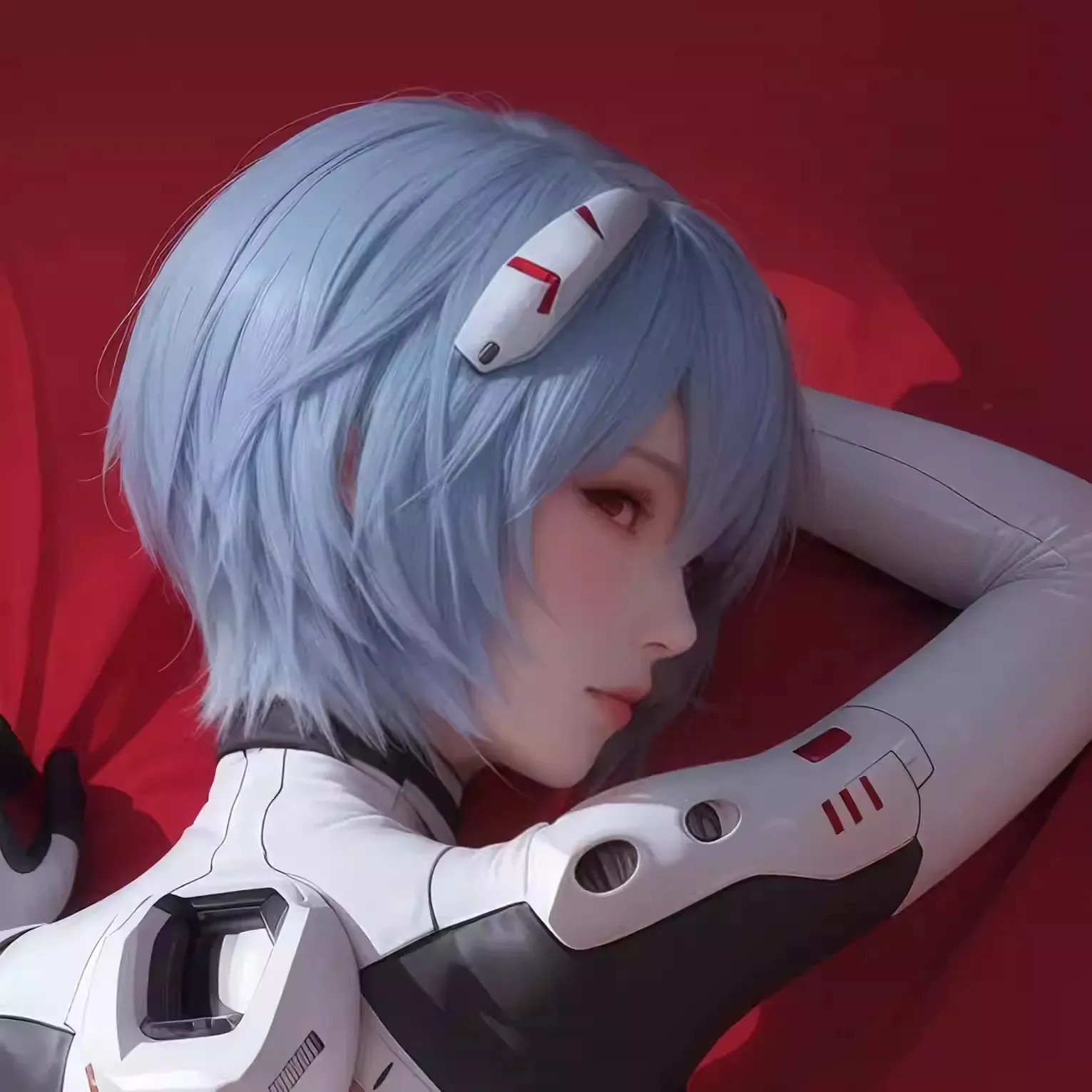 Dakimakura 3D Art Pillow Cover Only Ayanami Rei - Evangelion By Otaku Kingdom
