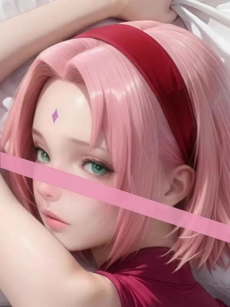 Dakimakura 3D Art Pillow Cover Only Sakura Haruno Yabai Ver. - Naruto Shippuden By Otaku Kingdom