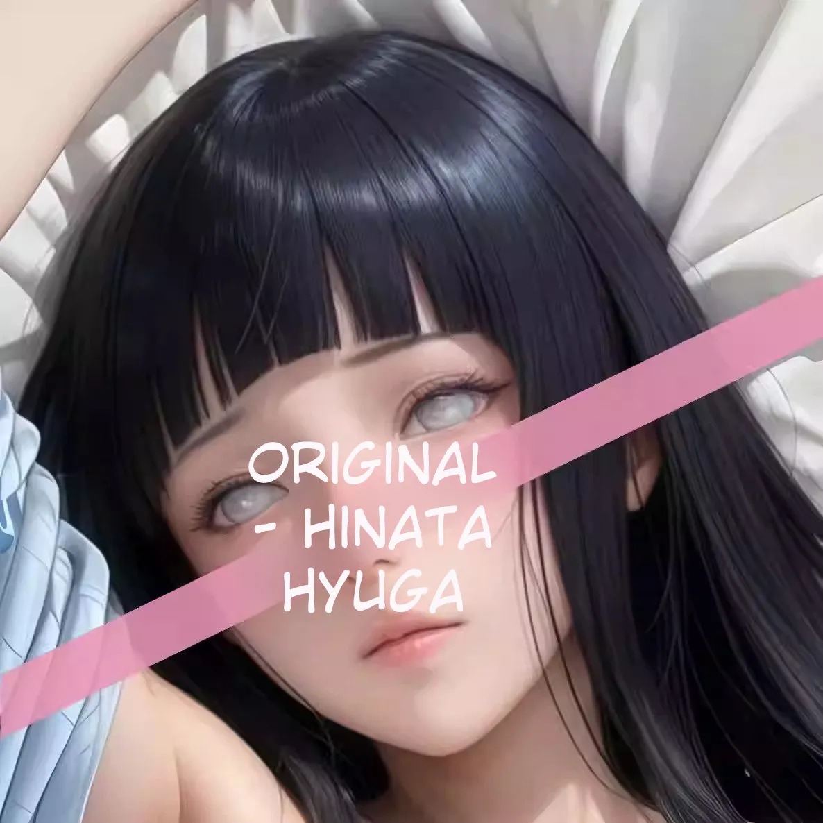 Dakimakura 3D Art Pillow Cover Only Hinata Hyuga - Naruto Shippuden By Otaku Kingdom