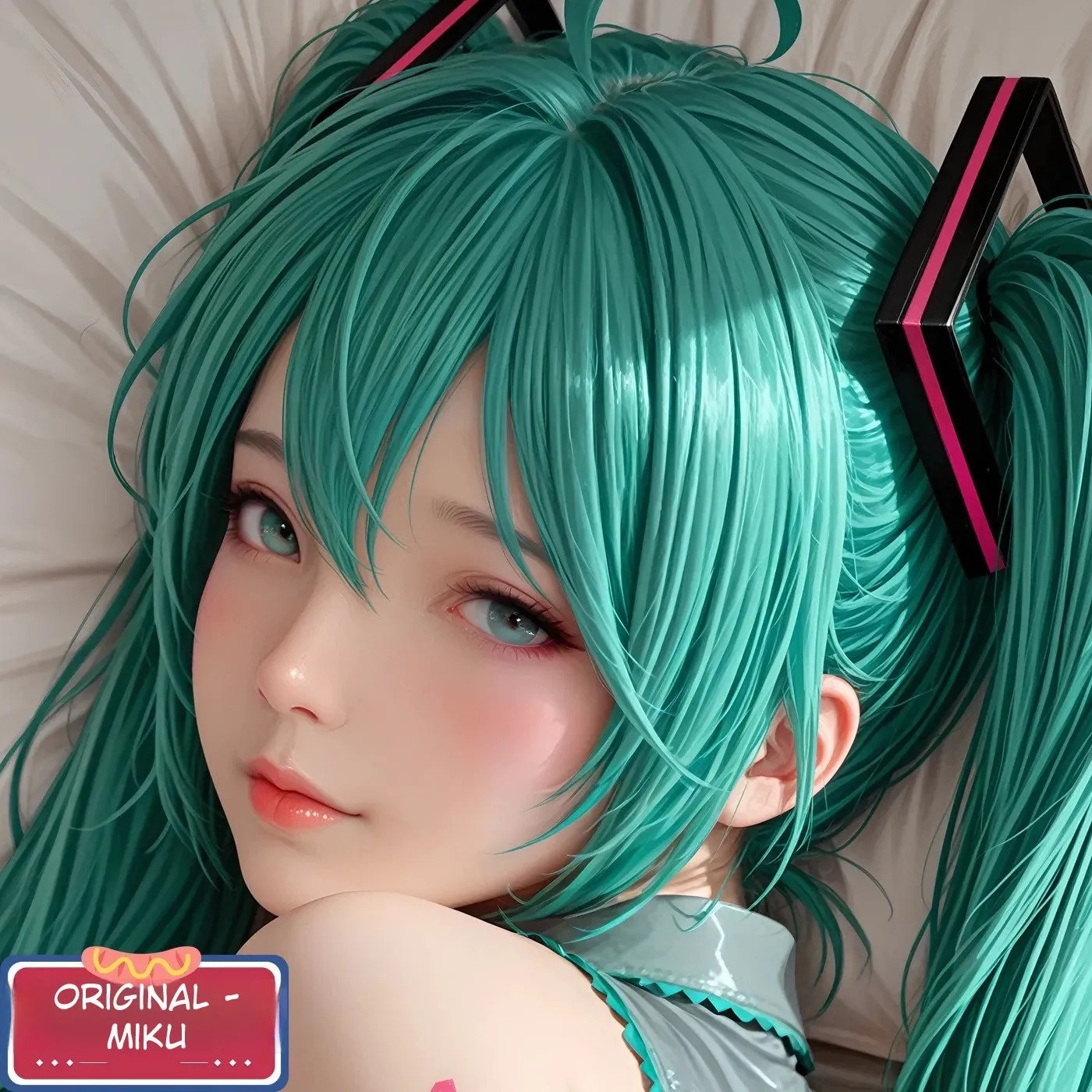 Dakimakura 3D Art Pillow Cover Only Hatsune Miku 3.0 Ver. - Vocaloid By Otaku Kingdom