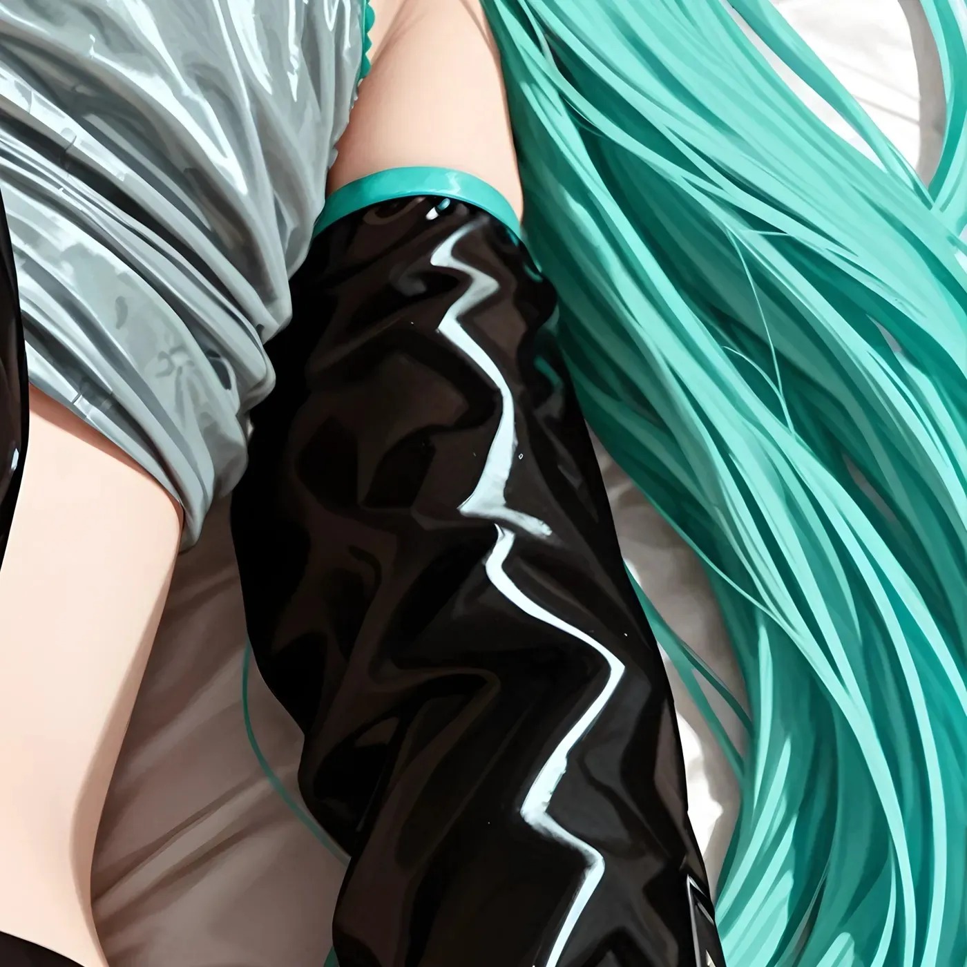 Dakimakura 3D Art Pillow Cover Only Hatsune Miku 3.0 Ver. - Vocaloid By Otaku Kingdom